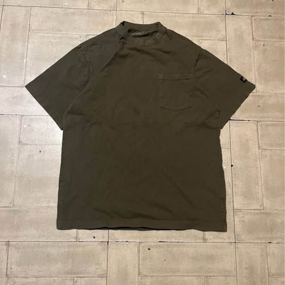 Dickies heavy duty work tshirt in green size large